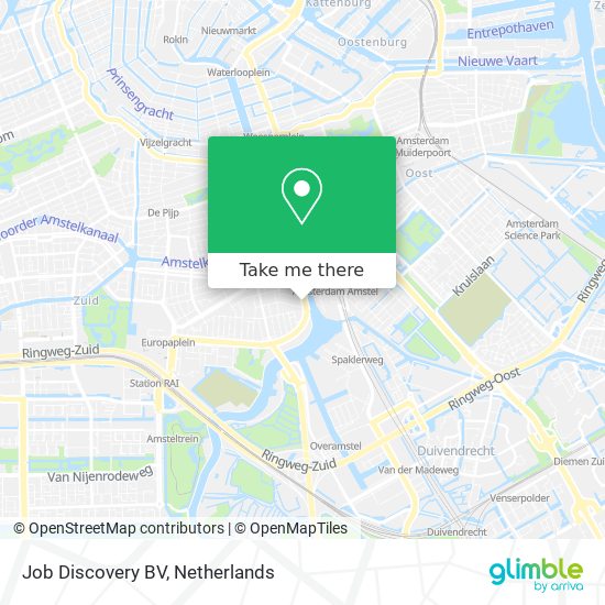 Job Discovery BV map