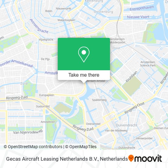 Gecas Aircraft Leasing Netherlands B.V. map