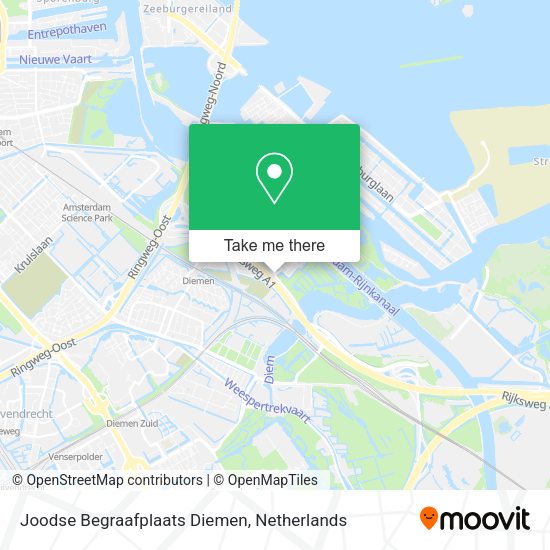 Joodse Begraafplaats Diemen map