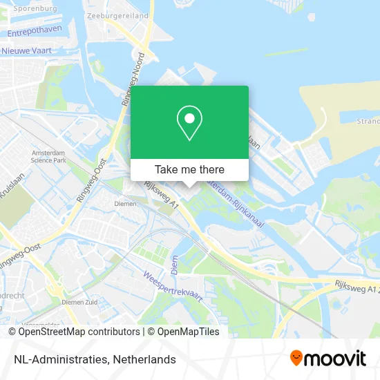 NL-Administraties map