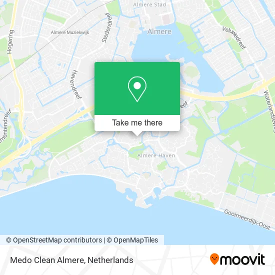 Medo Clean Almere map