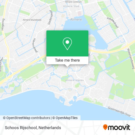 Schoos Rijschool map