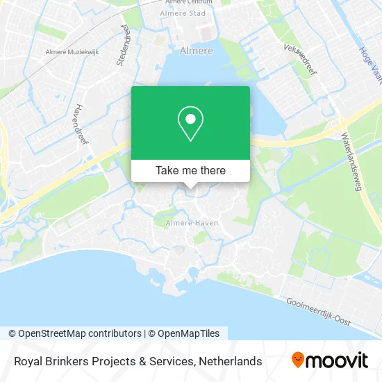 Royal Brinkers Projects & Services map