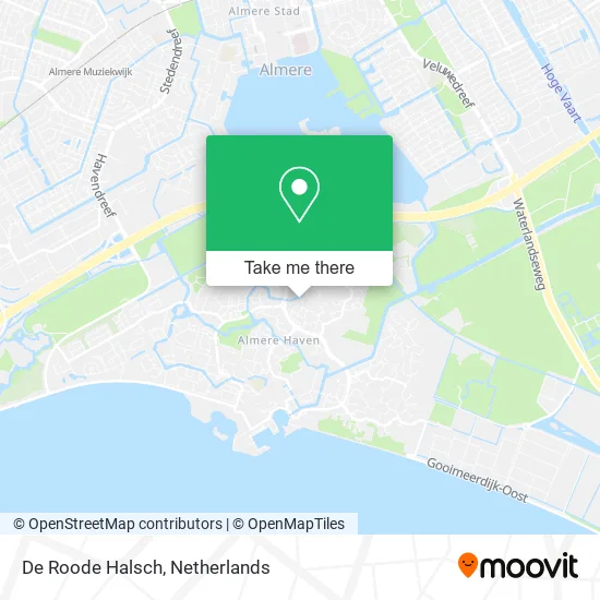De Roode Halsch map