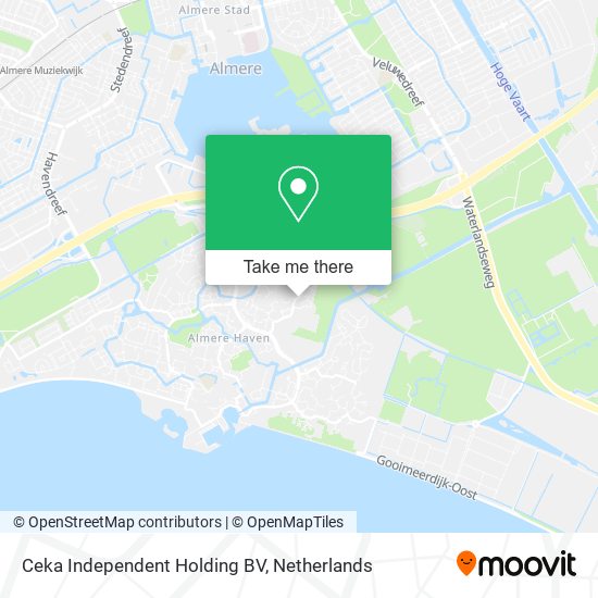 Ceka Independent Holding BV map
