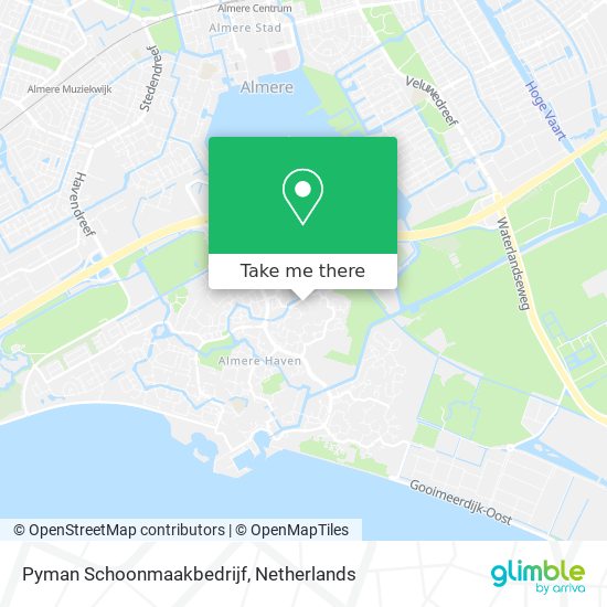 Pyman Schoonmaakbedrijf map