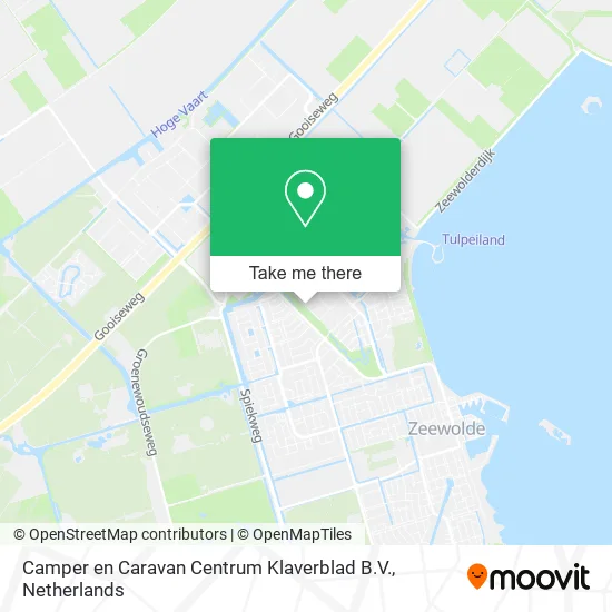 Camper en Caravan Centrum Klaverblad B.V. map