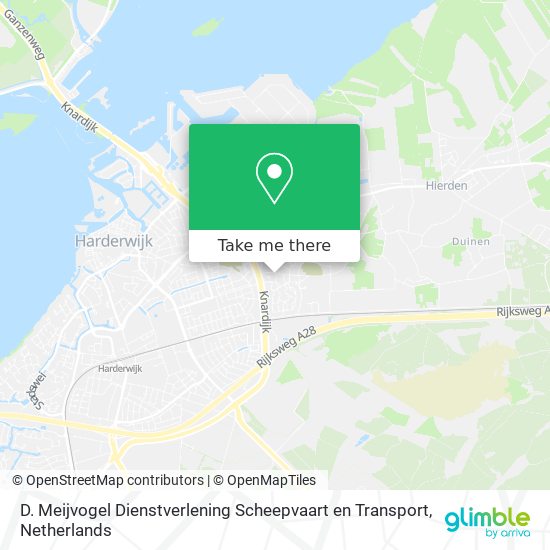 D. Meijvogel Dienstverlening Scheepvaart en Transport Karte