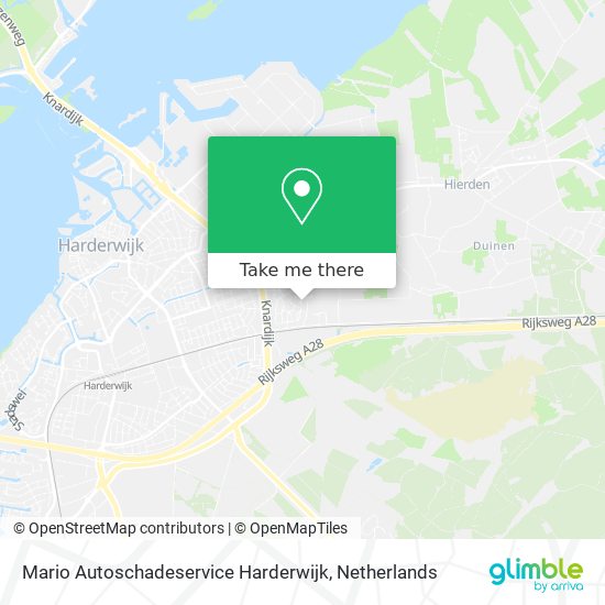 Mario Autoschadeservice Harderwijk map