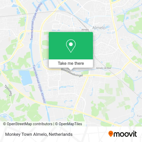 Monkey Town Almelo map