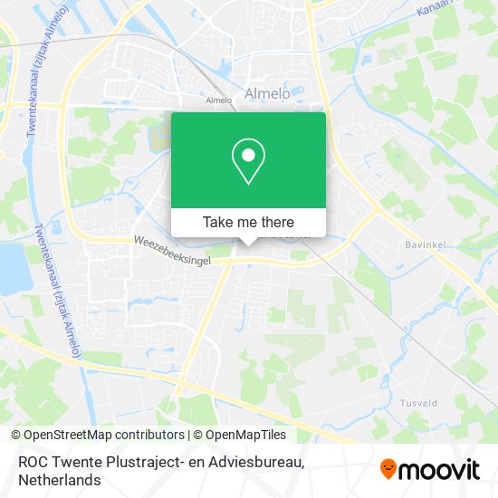 ROC Twente Plustraject- en Adviesbureau map