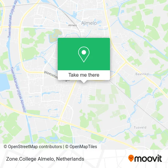 Zone.College Almelo map