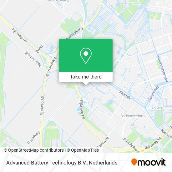 Advanced Battery Technology B.V. map