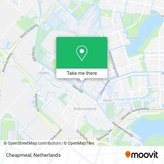 Cheapmeal map