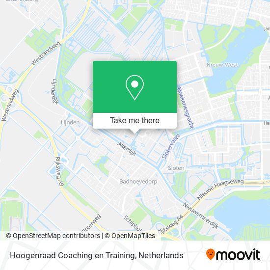 Hoogenraad Coaching en Training map