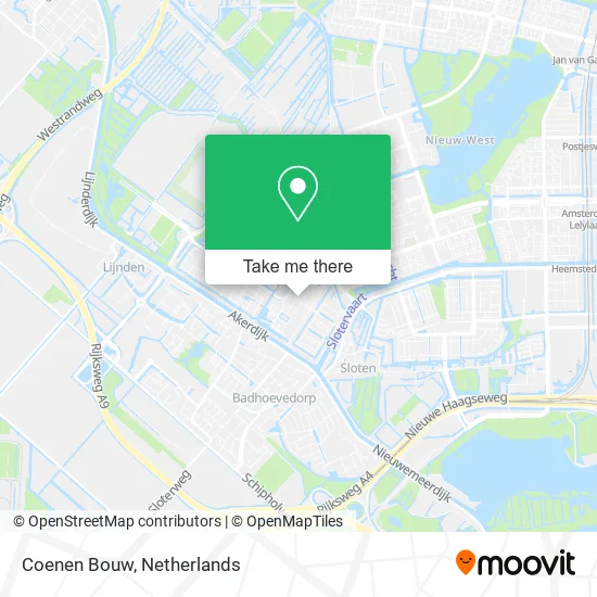 Coenen Bouw map