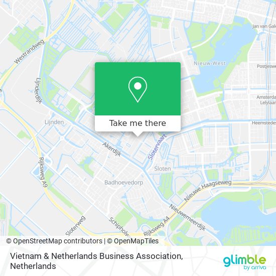Vietnam & Netherlands Business Association map