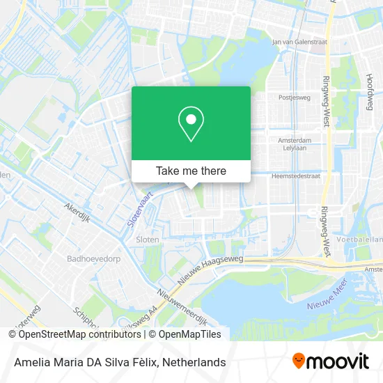 Amelia Maria DA Silva Fèlix map