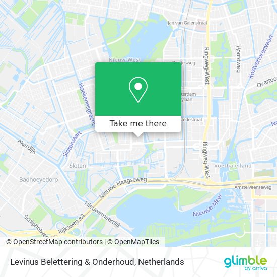 Levinus Belettering & Onderhoud map