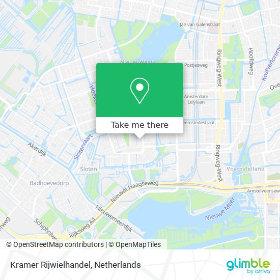 Kramer Rijwielhandel map