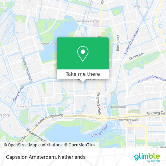 Capsalon Amsterdam map