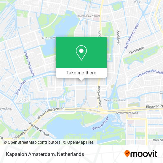 Kapsalon Amsterdam Karte