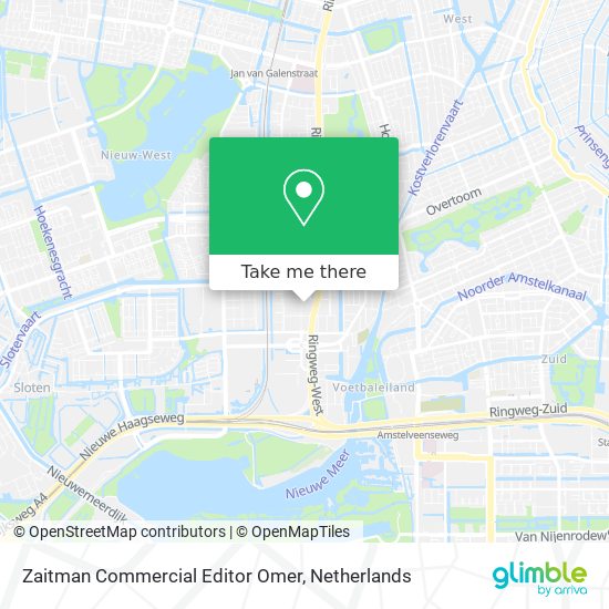 Zaitman Commercial Editor Omer map