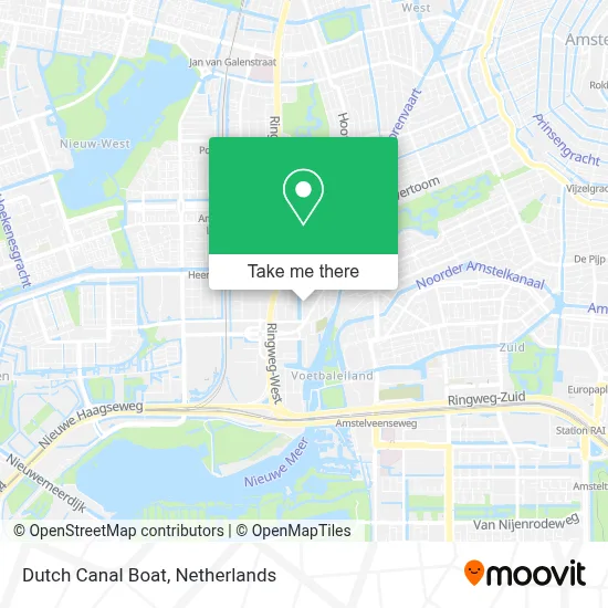 Dutch Canal Boat map