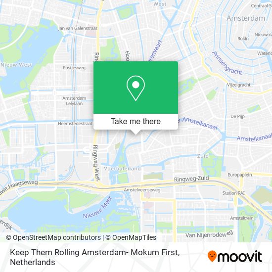 Keep Them Rolling Amsterdam- Mokum First Karte
