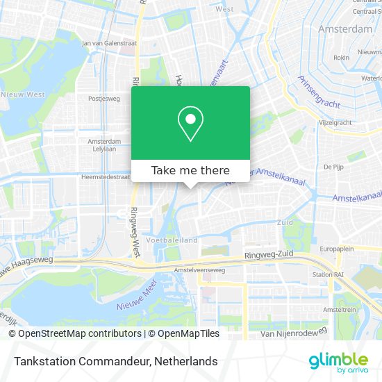 Tankstation Commandeur map