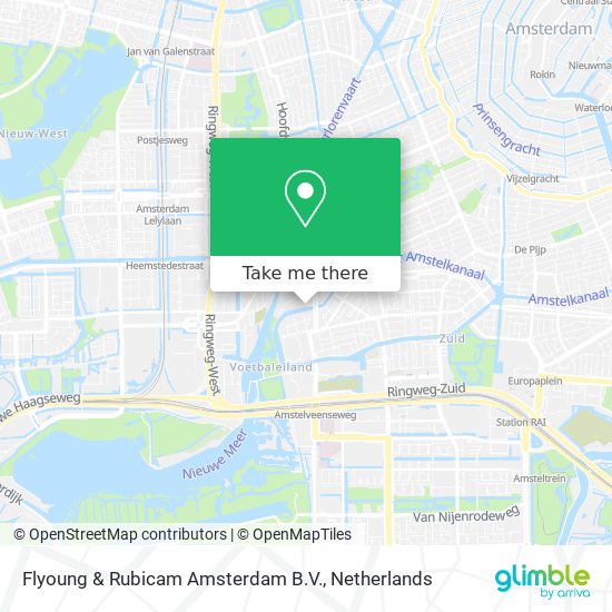 Flyoung & Rubicam Amsterdam B.V. map