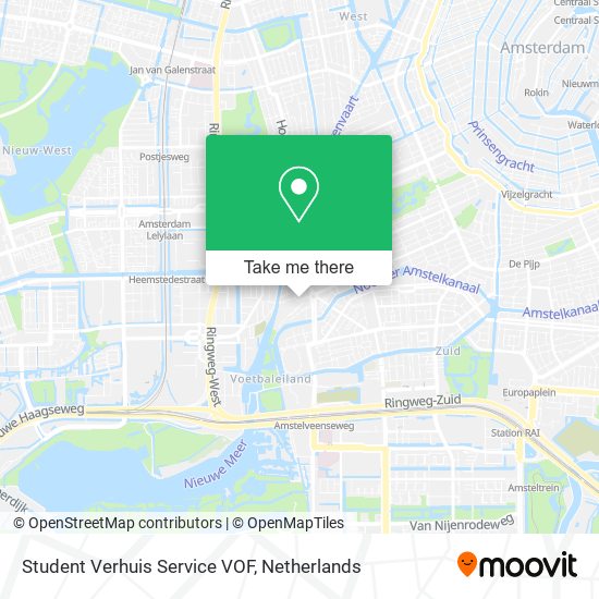 Student Verhuis Service VOF map