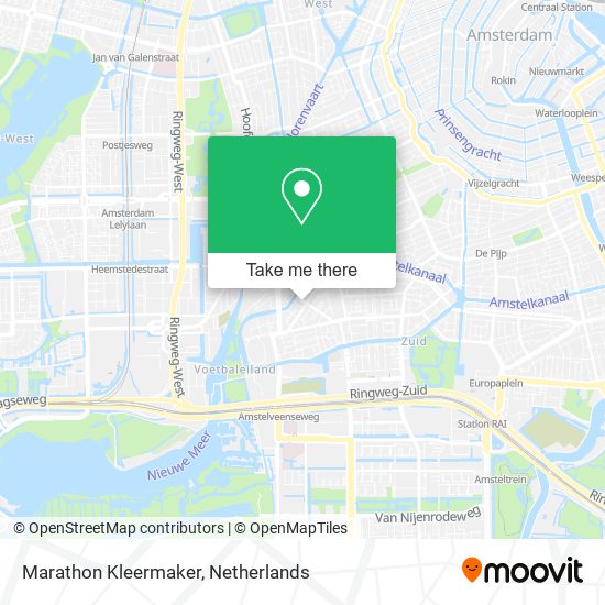 Marathon Kleermaker map