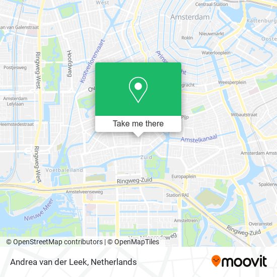 Andrea van der Leek map