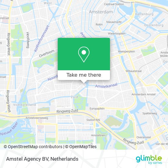 Amstel Agency BV map