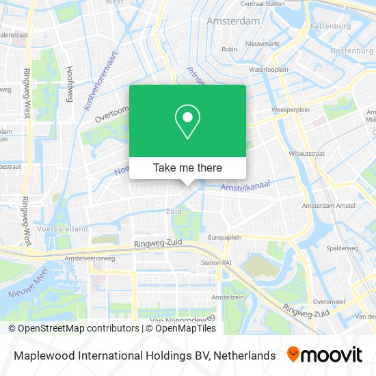 Maplewood International Holdings BV map