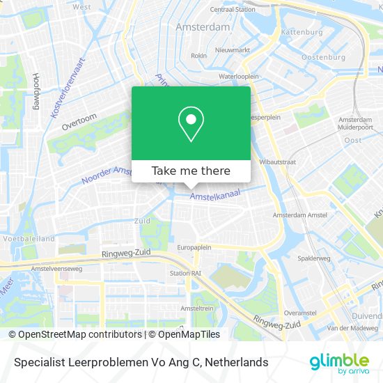 Specialist Leerproblemen Vo Ang C map