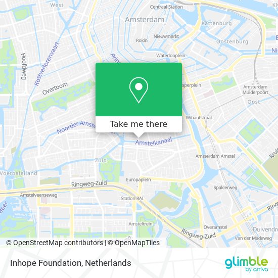 Inhope Foundation map