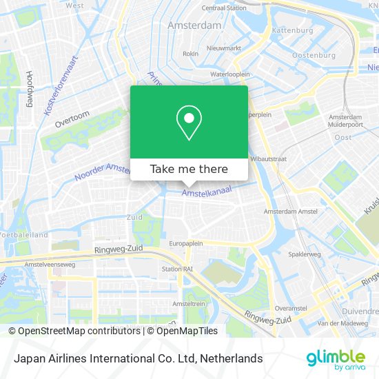 Japan Airlines International Co. Ltd map