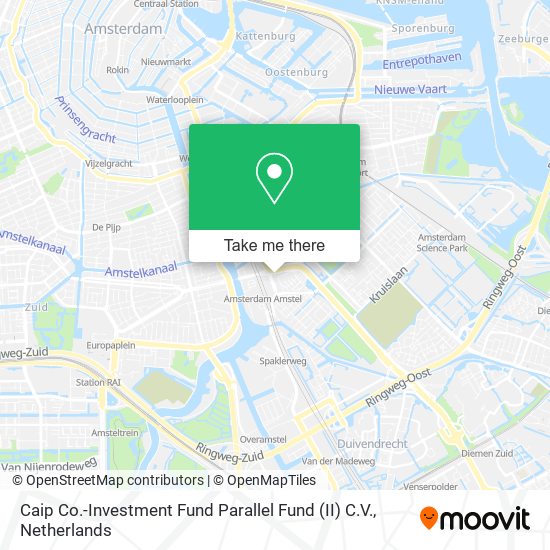 Caip Co.-Investment Fund Parallel Fund (II) C.V. map