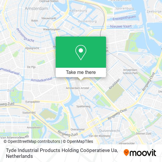 Tyde Industrial Products Holding Coöperatieve Ua map
