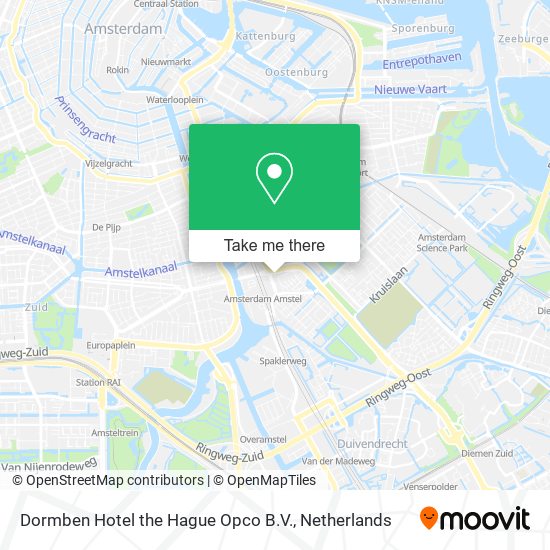 Dormben Hotel the Hague Opco B.V. map