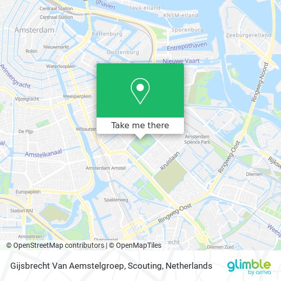 Gijsbrecht Van Aemstelgroep, Scouting map