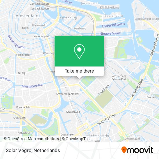 Solar Vegro map