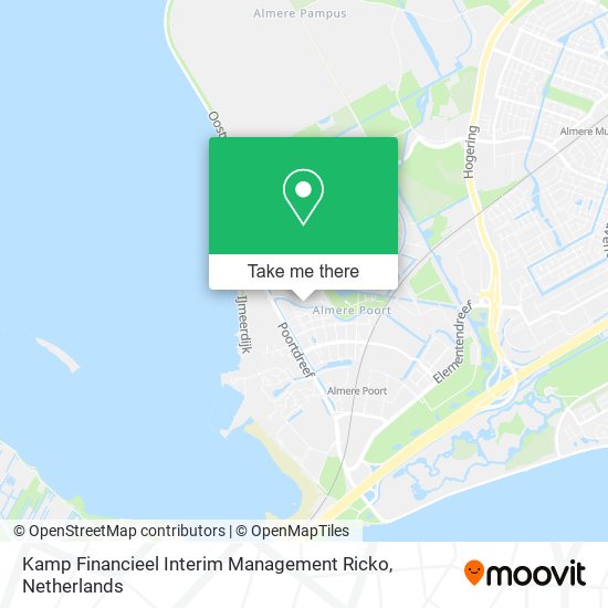 Kamp Financieel Interim Management Ricko map