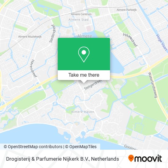 Drogisterij & Parfumerie Nijkerk B.V. map