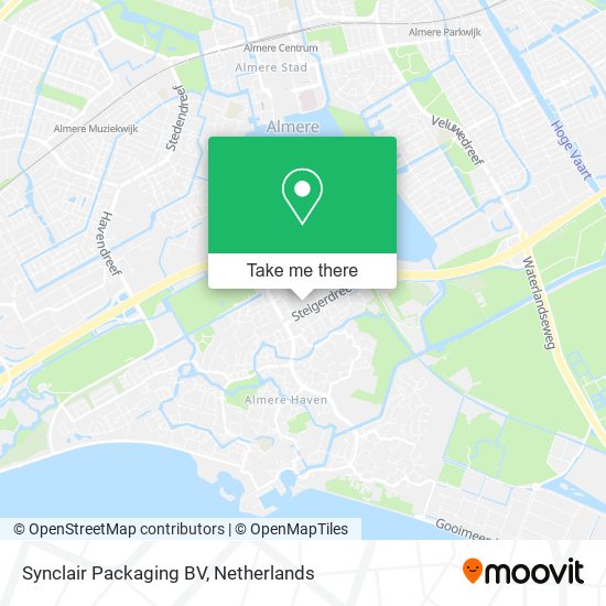 Synclair Packaging BV map