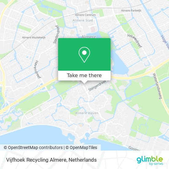 Vijfhoek Recycling Almere map