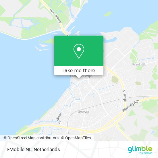 T-Mobile NL map