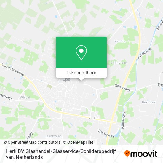 Herk BV Glashandel / Glasservice / Schildersbedrijf van map